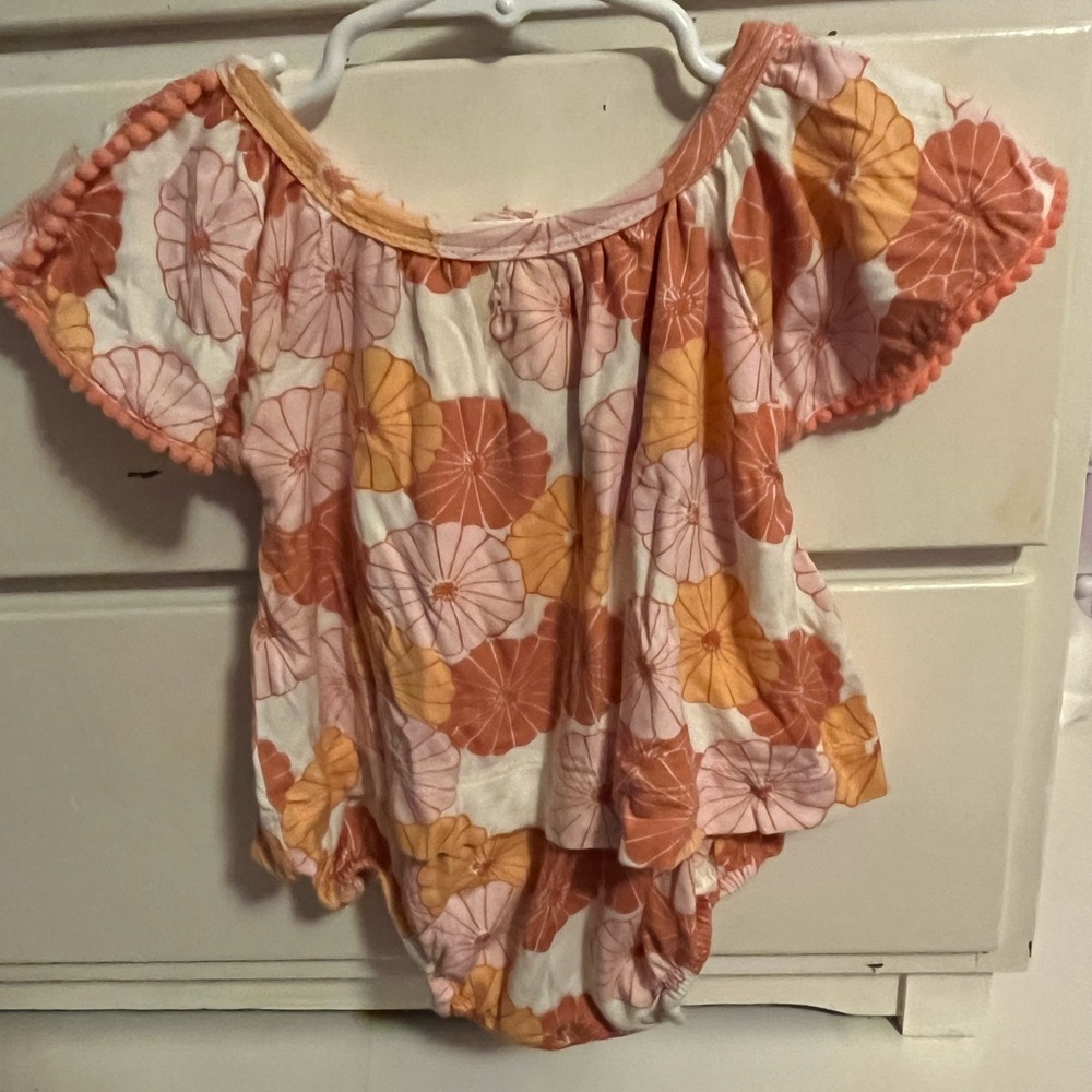 Kate Quinn 0/3 Months Daisies Dress Bodysuit